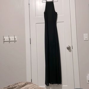Long Black Sheer Dress